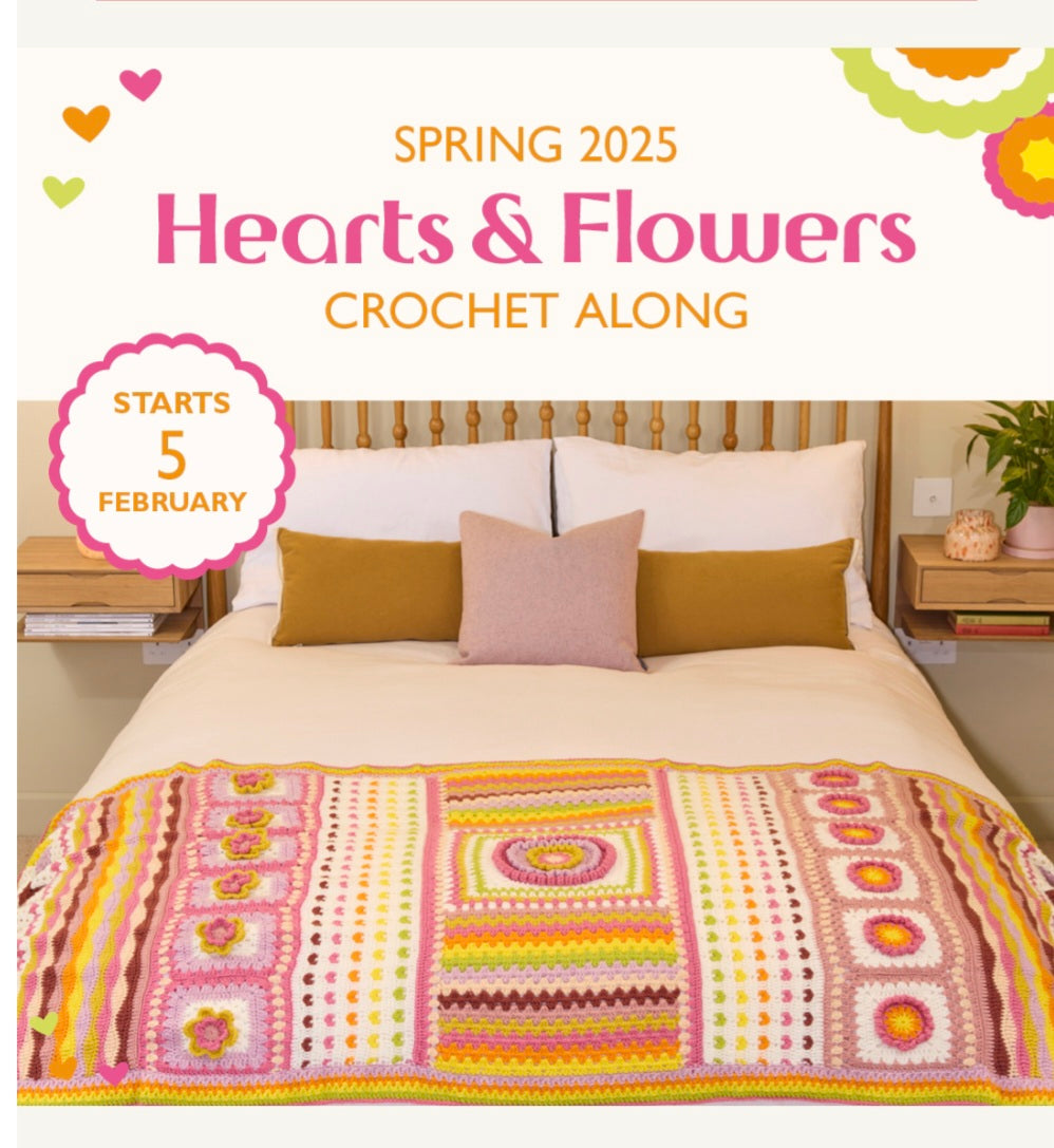 Hearts & Flowers Blanket Kit