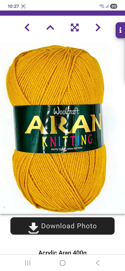 Acrylic ARAN 400g