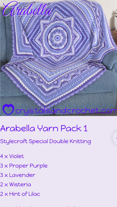 Arabella Crochet Blanket Kit